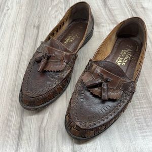 Mens Paulo Navvaro leather loafers